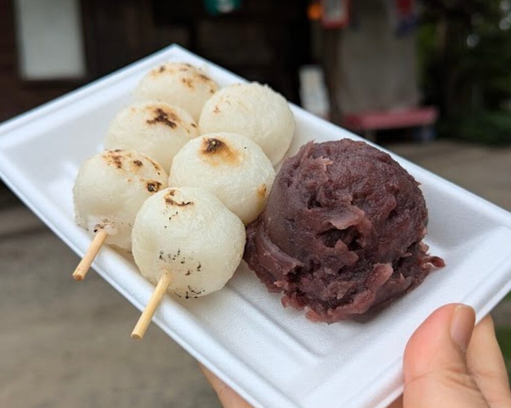 虹だんご本店 素焼きだんごとあんこセット