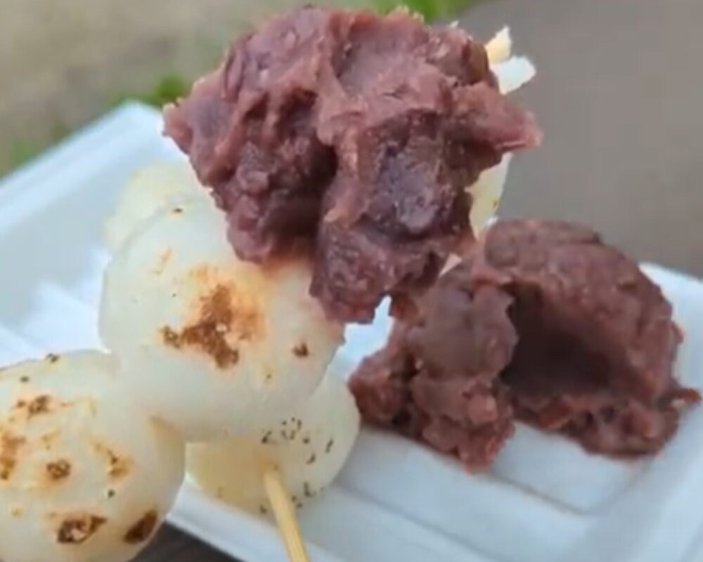 虹だんご本店 素焼きだんごとあんこセット