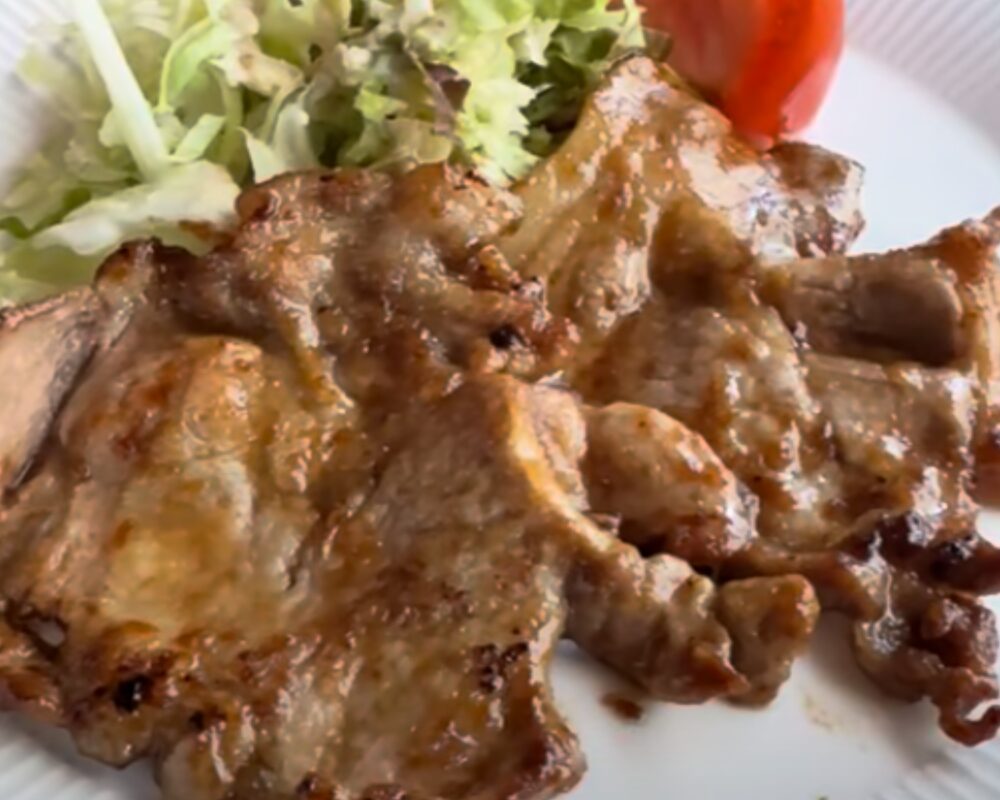 SARAS terrace Arraiya 生姜焼き定食