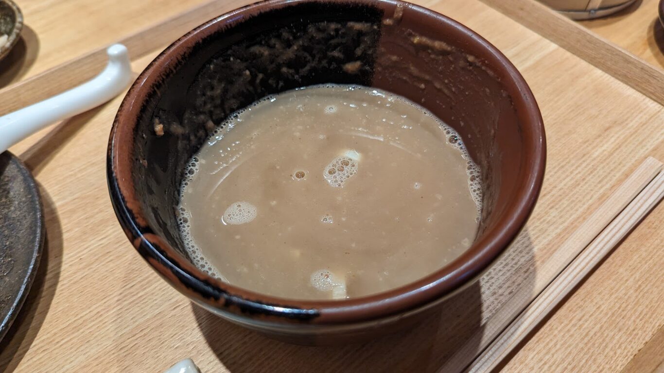 中華蕎麦 とみ田 つけめん スープ割