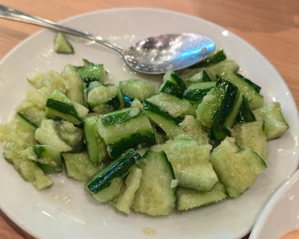 粤港美食 上野店 きゅうりのニンニク和え