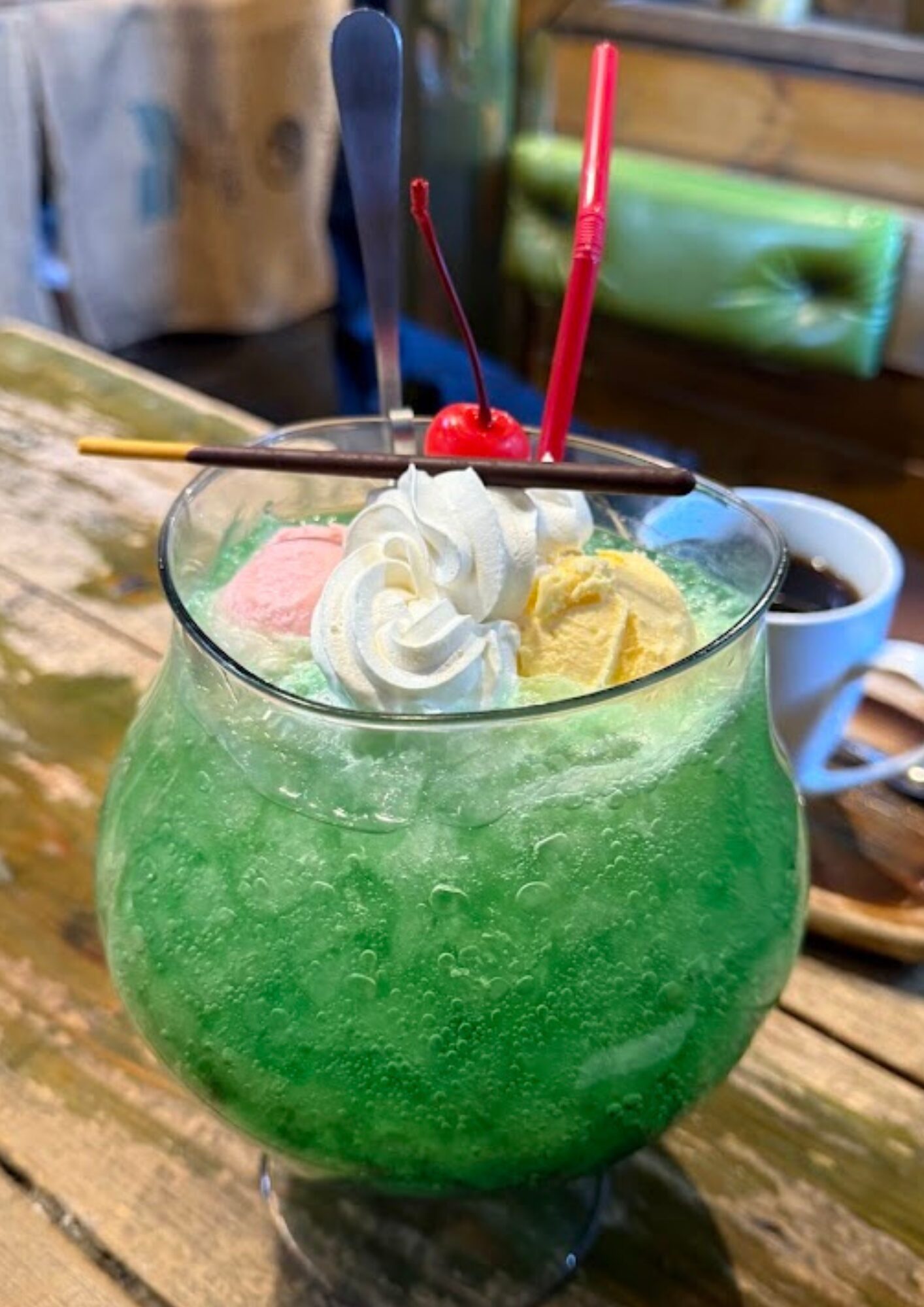 珈琲屋OB オービー 北越谷店 メロンソーダ