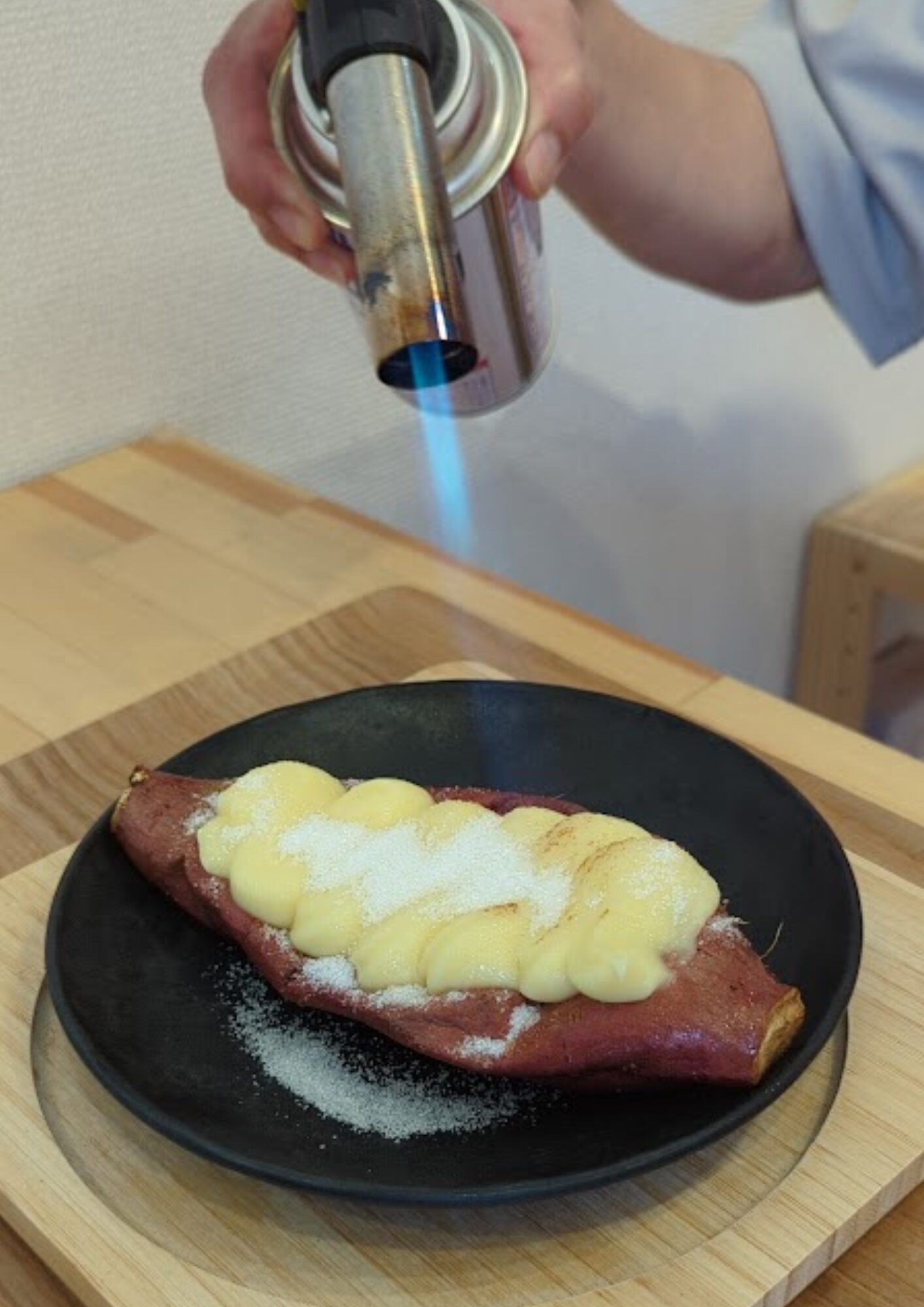 壷焼き芋専門店 笑芋 えみいも パリパリカスタードの蜜芋ブリュレ