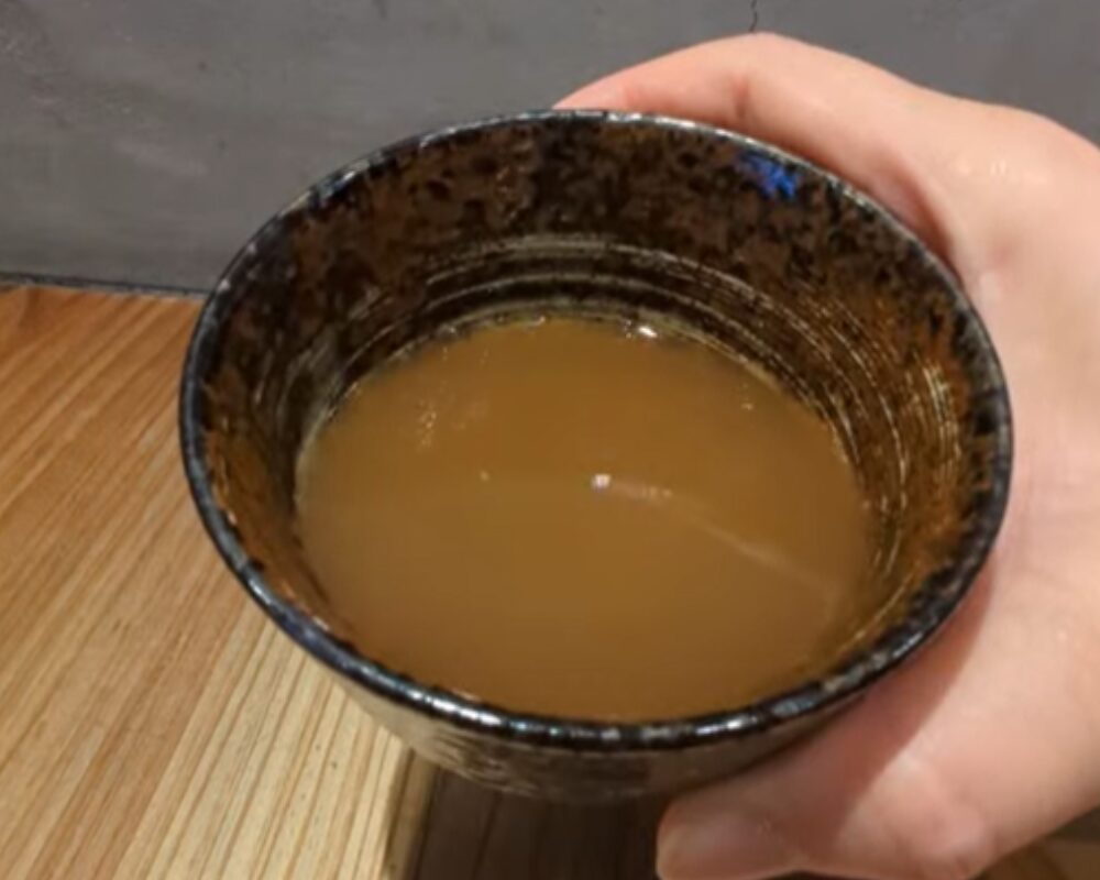 玄蕎麦 しんがり 草加店 蕎麦湯