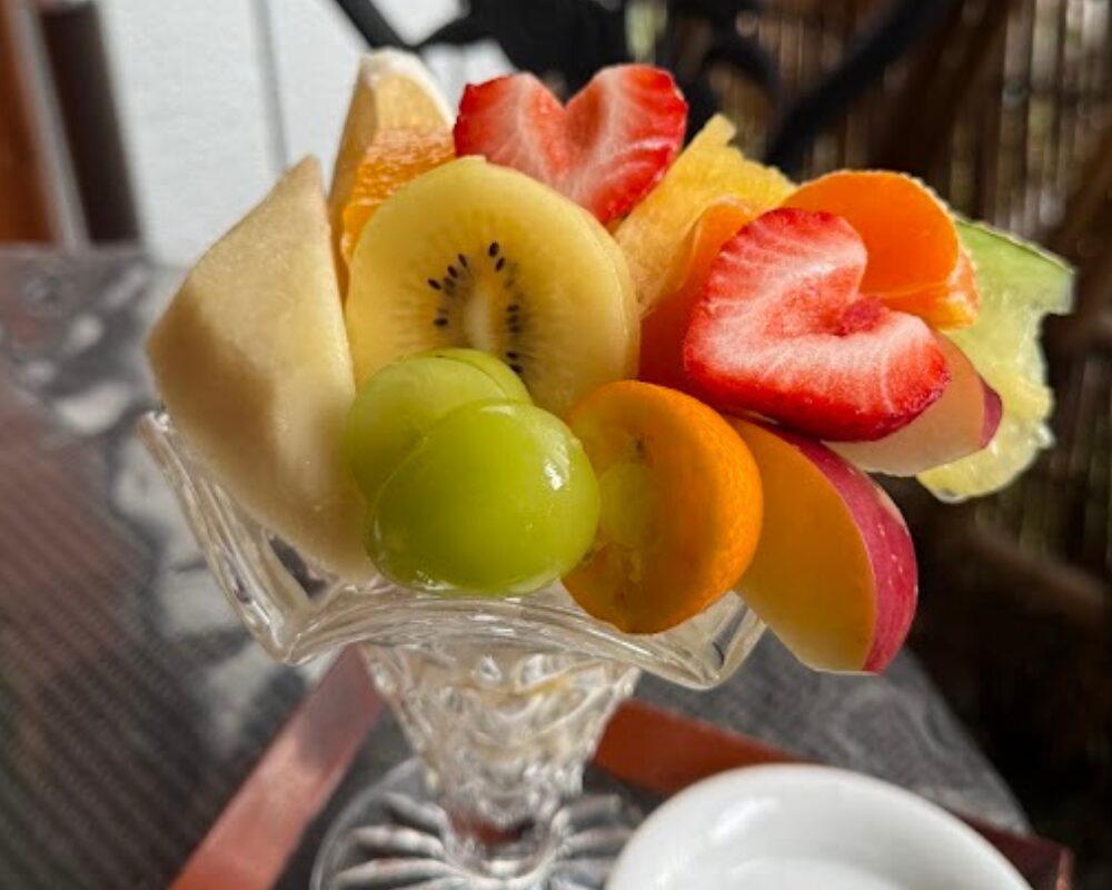蔵カフェ 草風庵 季節のフルーパフェ