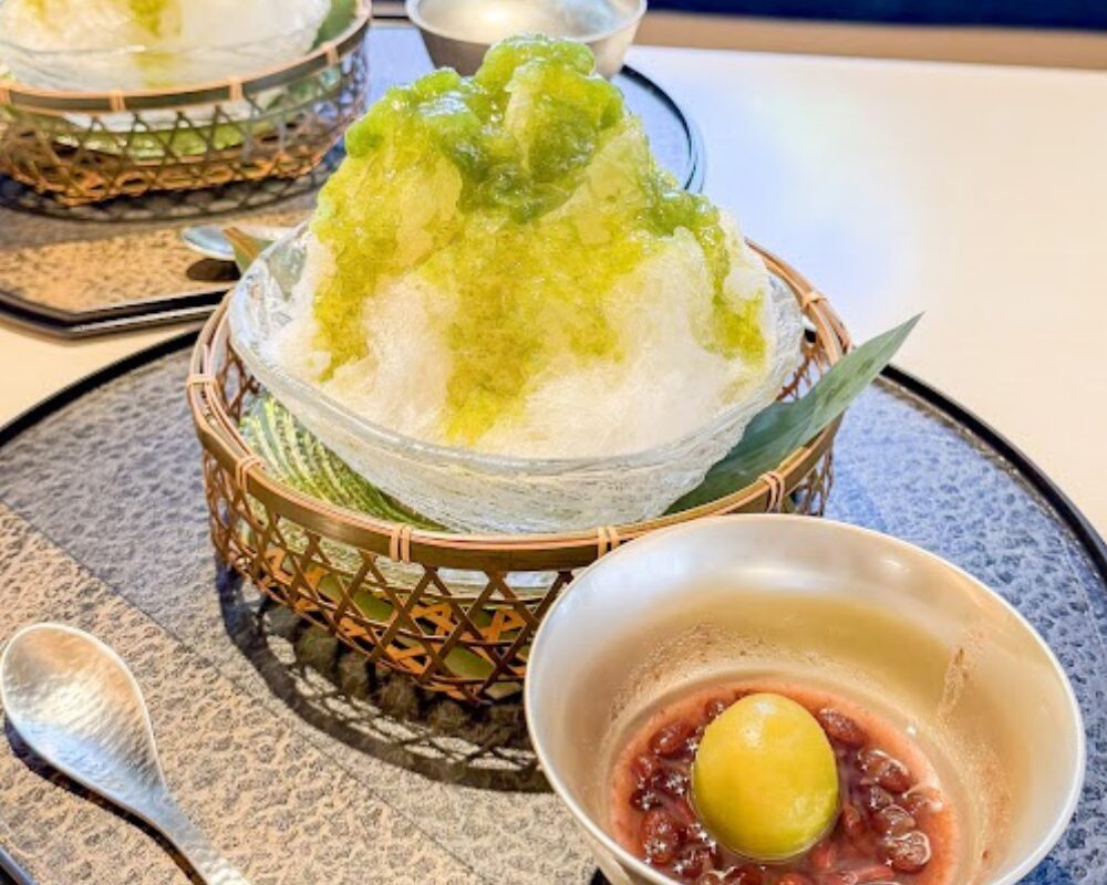 京料理 三門 かき氷 青梅