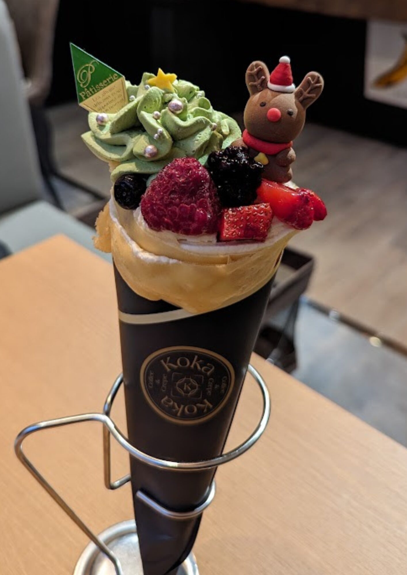 Coffee＆Crepe KOKA コカ グリーンベリークリスマスクレープ