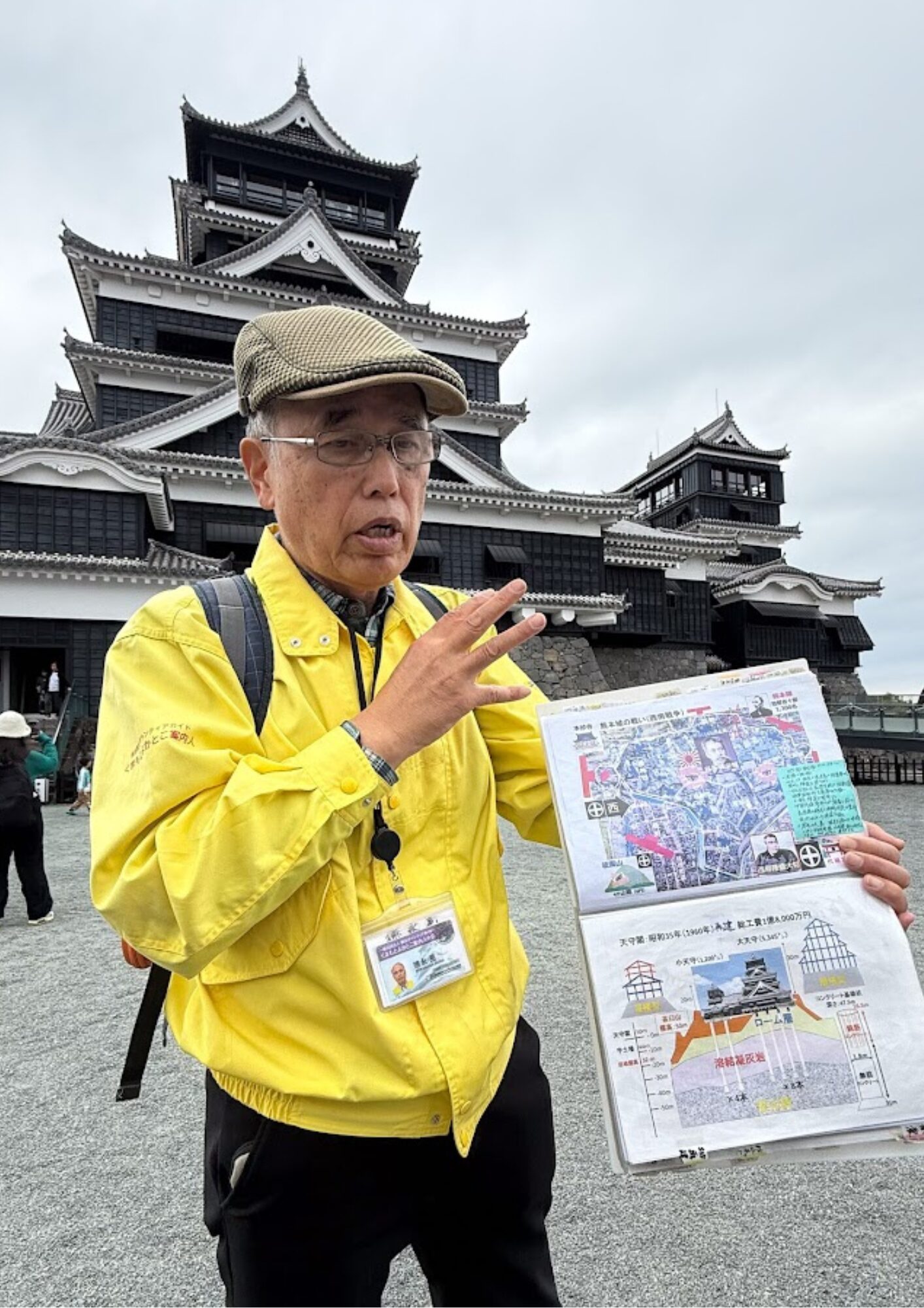 熊本城 くまもとよかとこ案内人の会 徳永さん