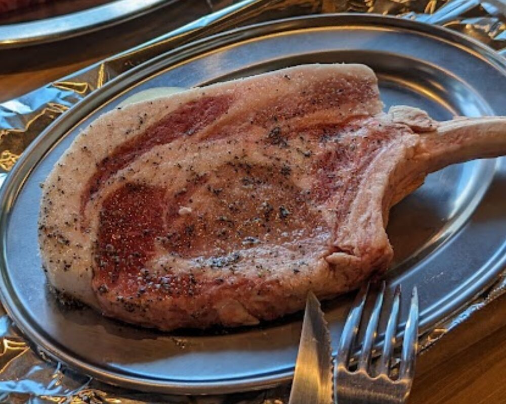 SUMI TERRACE BBQ スミテラス焼肉BBQ 黒保根やまと豚骨付きリブロース