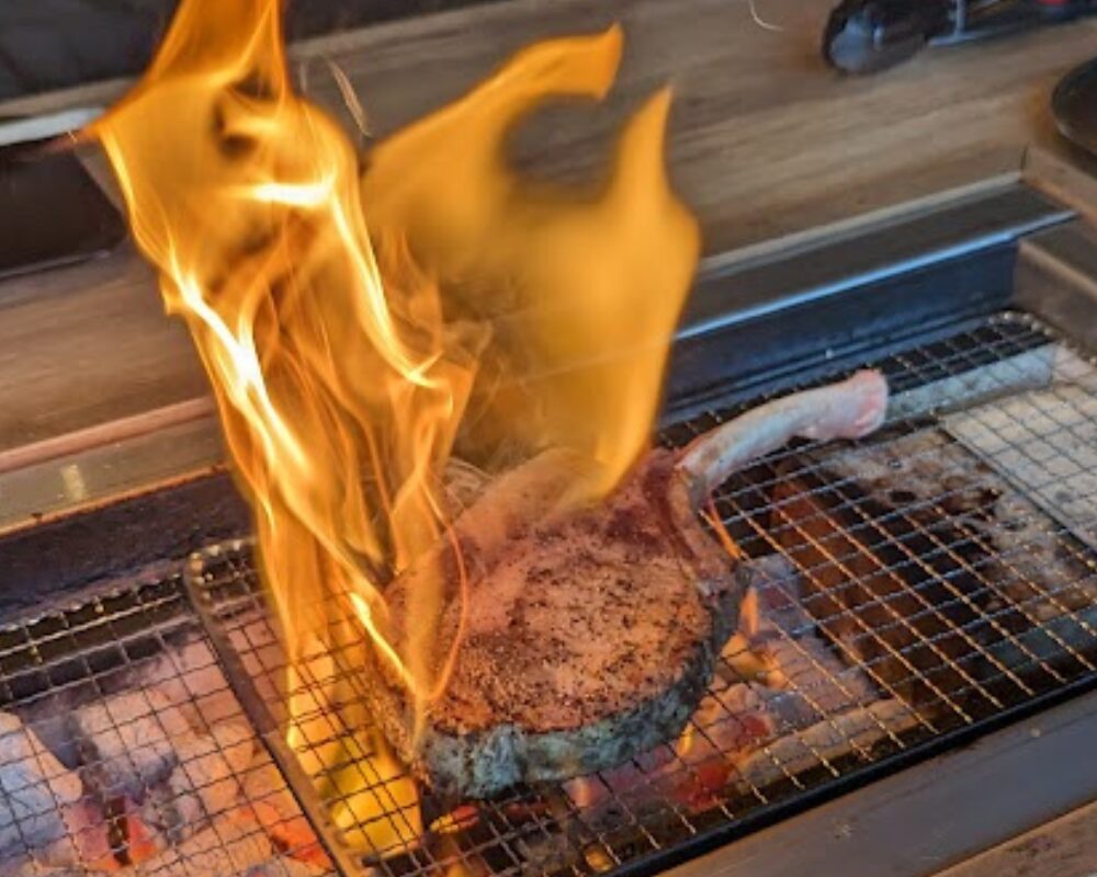 SUMI TERRACE BBQ スミテラス焼肉BBQ 黒保根やまと豚骨付きリブロース