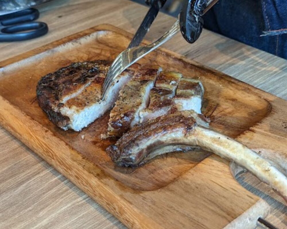 SUMI TERRACE BBQ スミテラス焼肉BBQ 黒保根やまと豚骨付きリブロース