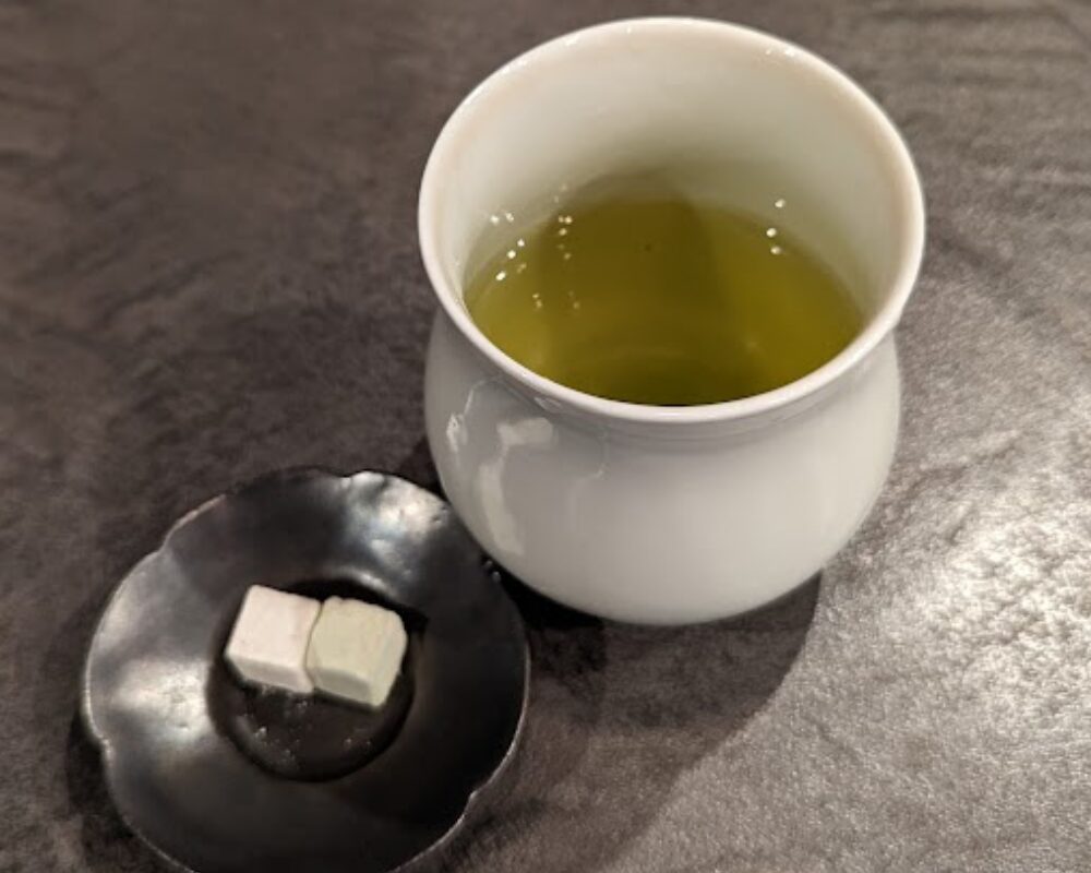 茶石 ちゃせき 煎茶 せいめい 干菓子付き