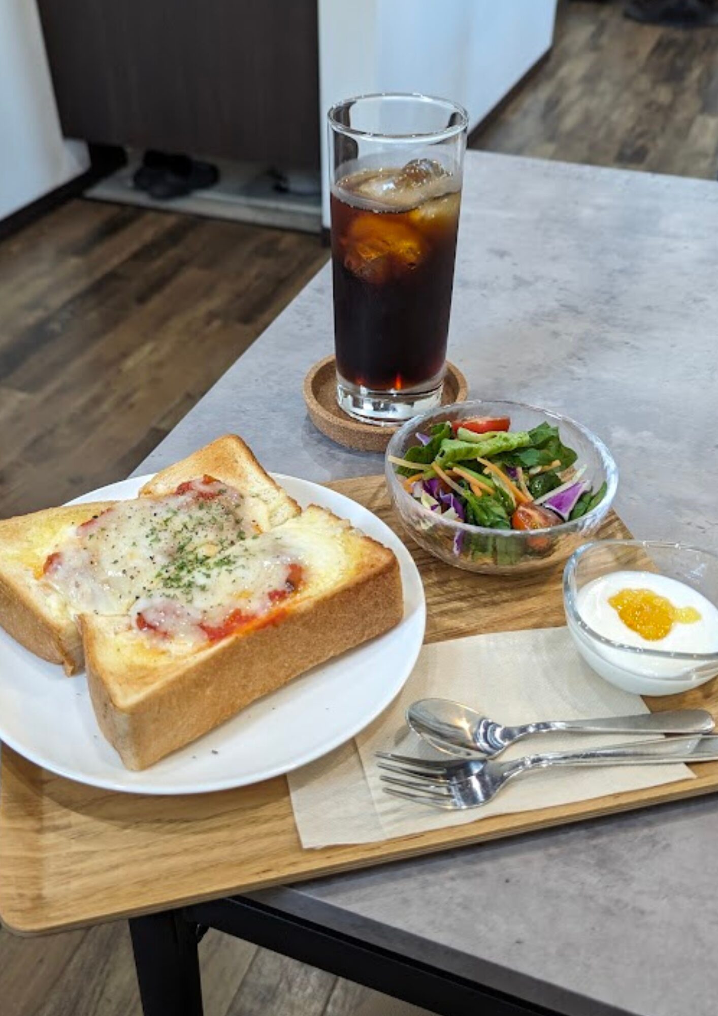 小さな珈琲屋さん ことこと ピザトーストセット コーヒー付