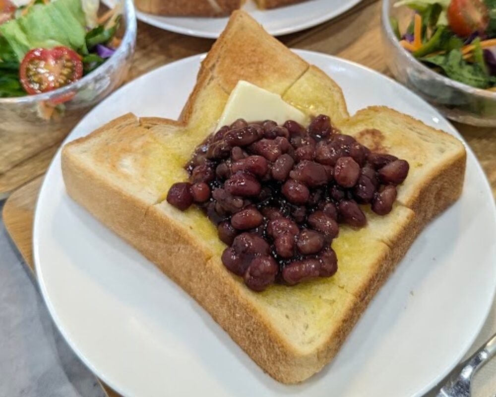 小さな珈琲屋さん ことこと あんバタートーストセット コーヒー付