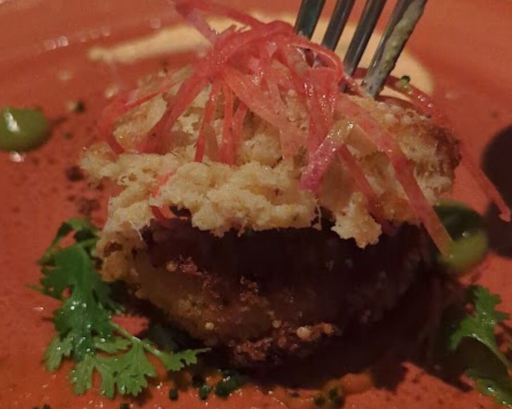 FONDA MEXICANA New York 銀座店 メキシカンクラブケーキ 3種のサルサ