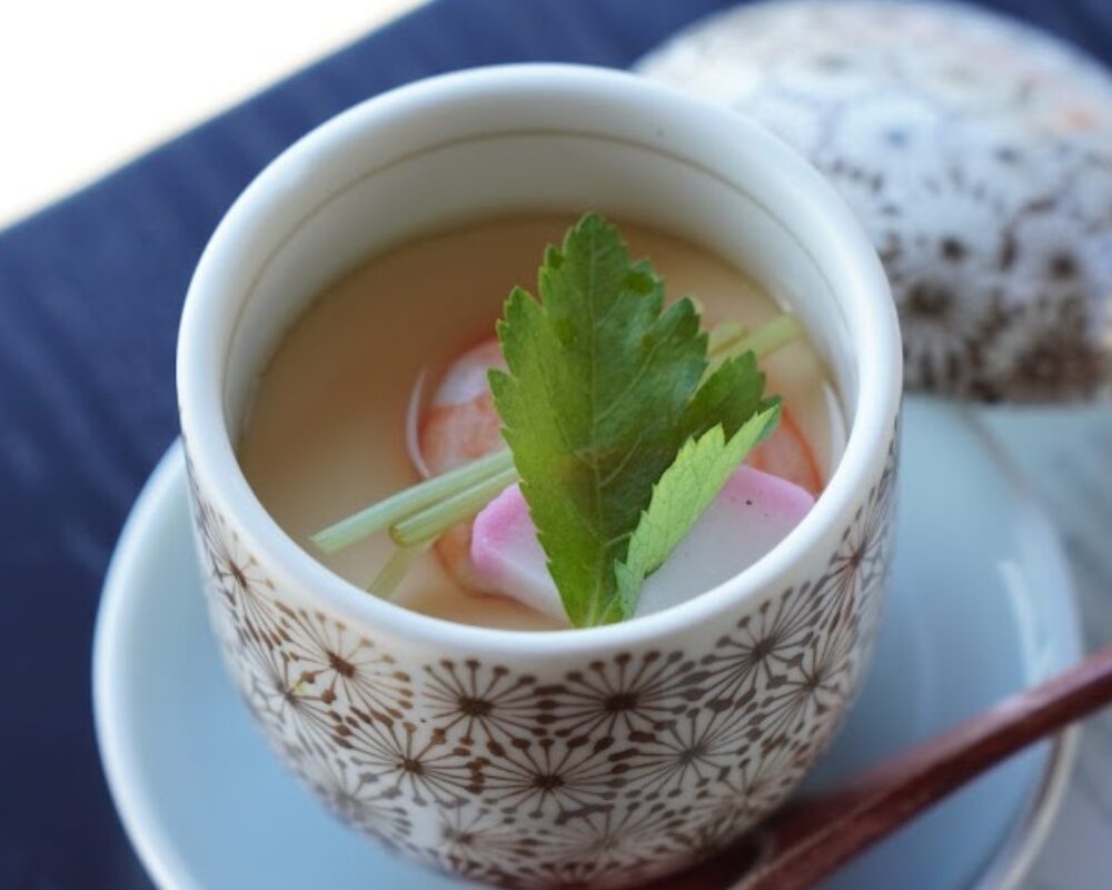 うなぎ鷺邸 Rotir 白焼きと水郷かばせいろコース 茶碗蒸し