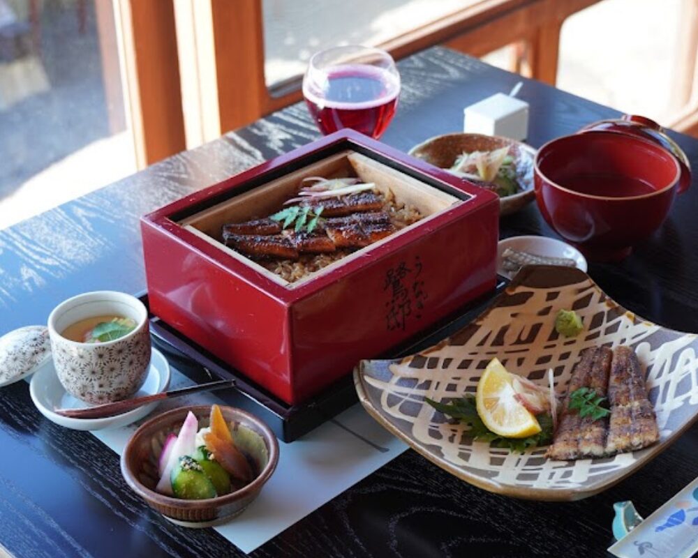 うなぎ鷺邸 Rotir 白焼きと水郷かばせいろコース