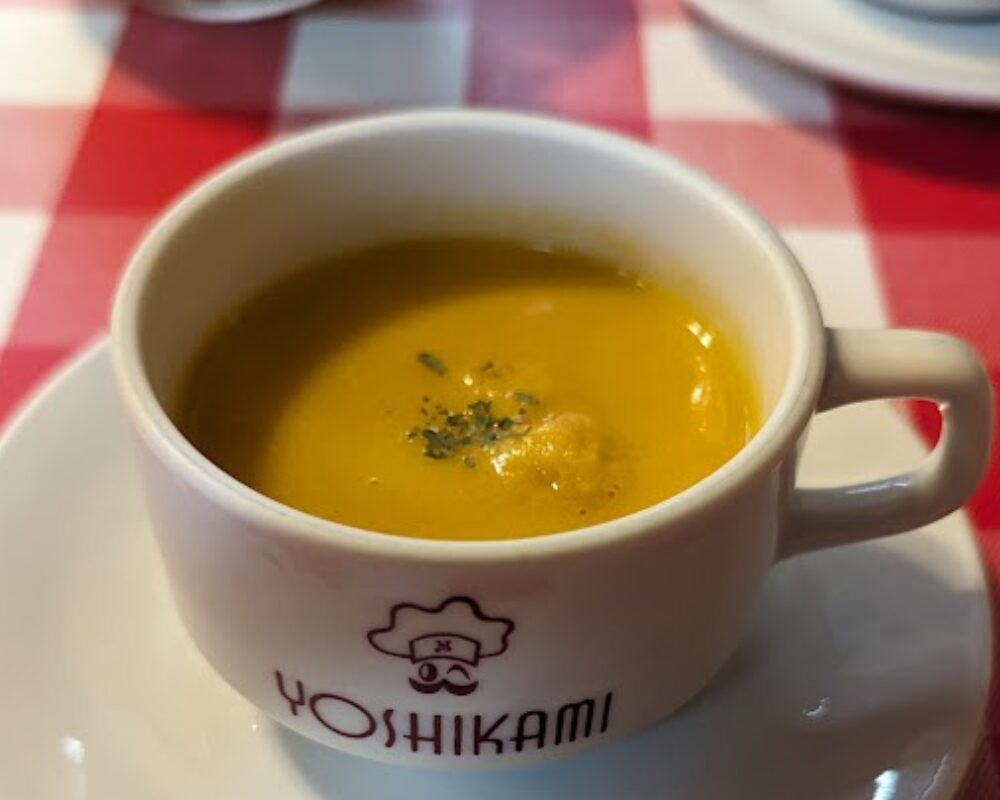 洋食ヨシカミ コーンスープ