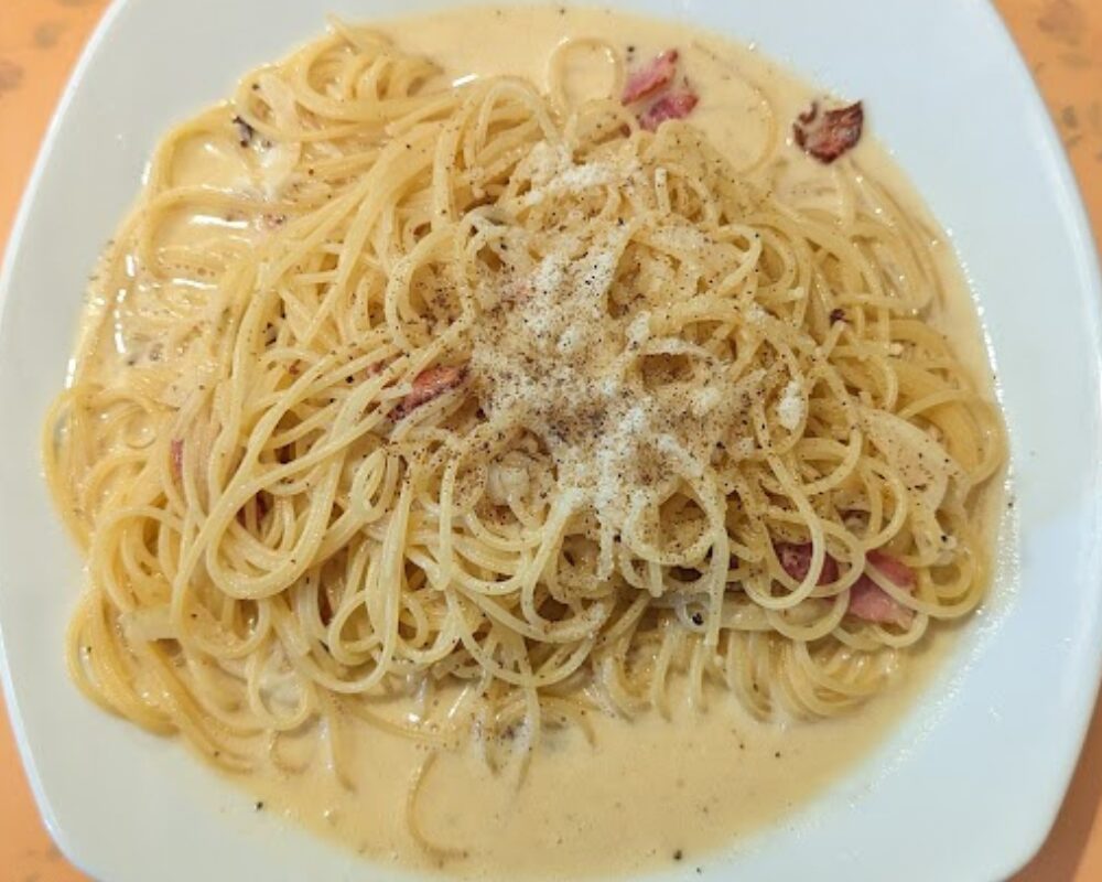 イタリアンレストラン ベローナ カルボナーラスパゲッティ
