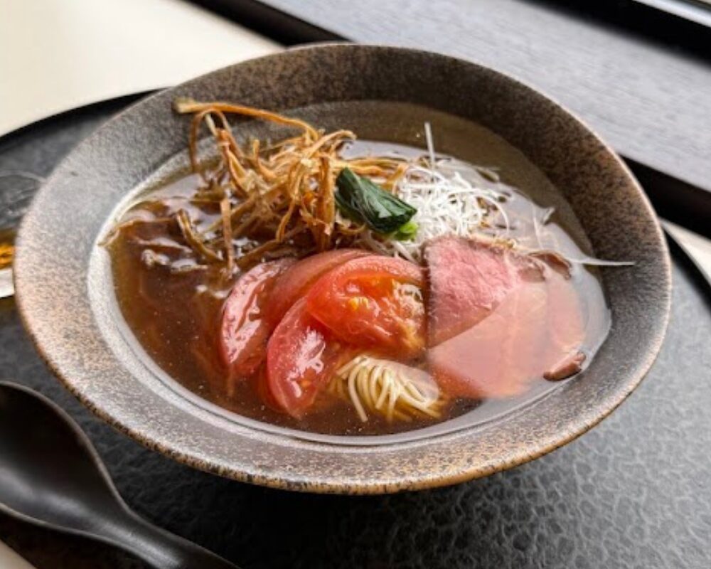 京料理 三門 冷製三門龍麺