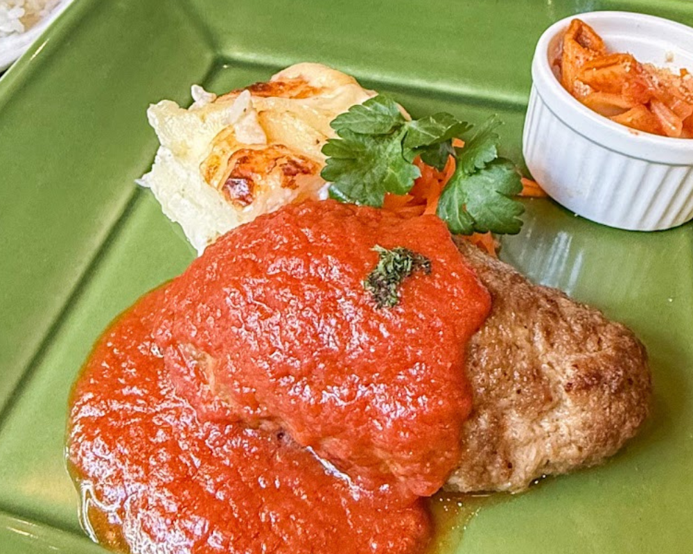 ばぁーぐばーぐ Aランチ ハンバーグ＋トマトソース