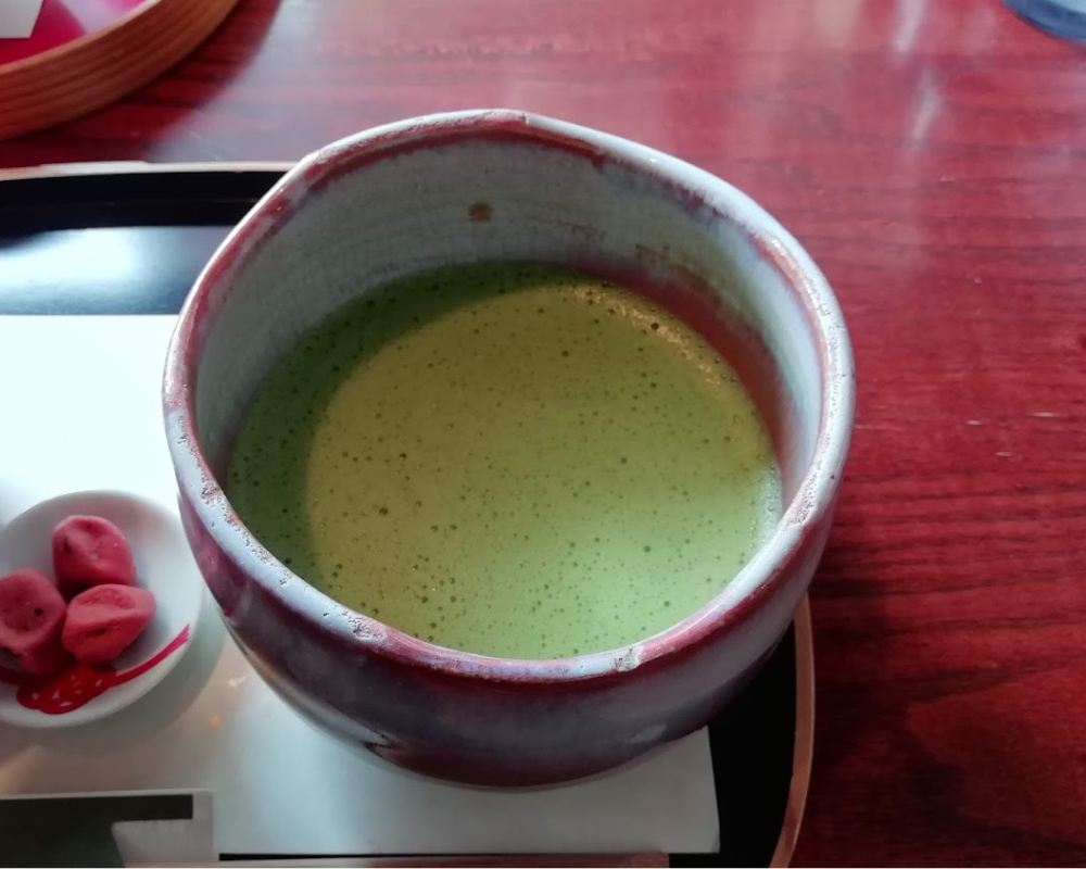 くつろぎ和かふぇ 甘右衛門 縁結びドリンク 抹茶