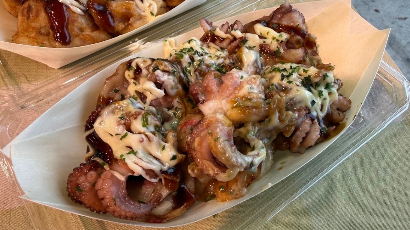 角上魚類 川口店 イイダコたこ焼き