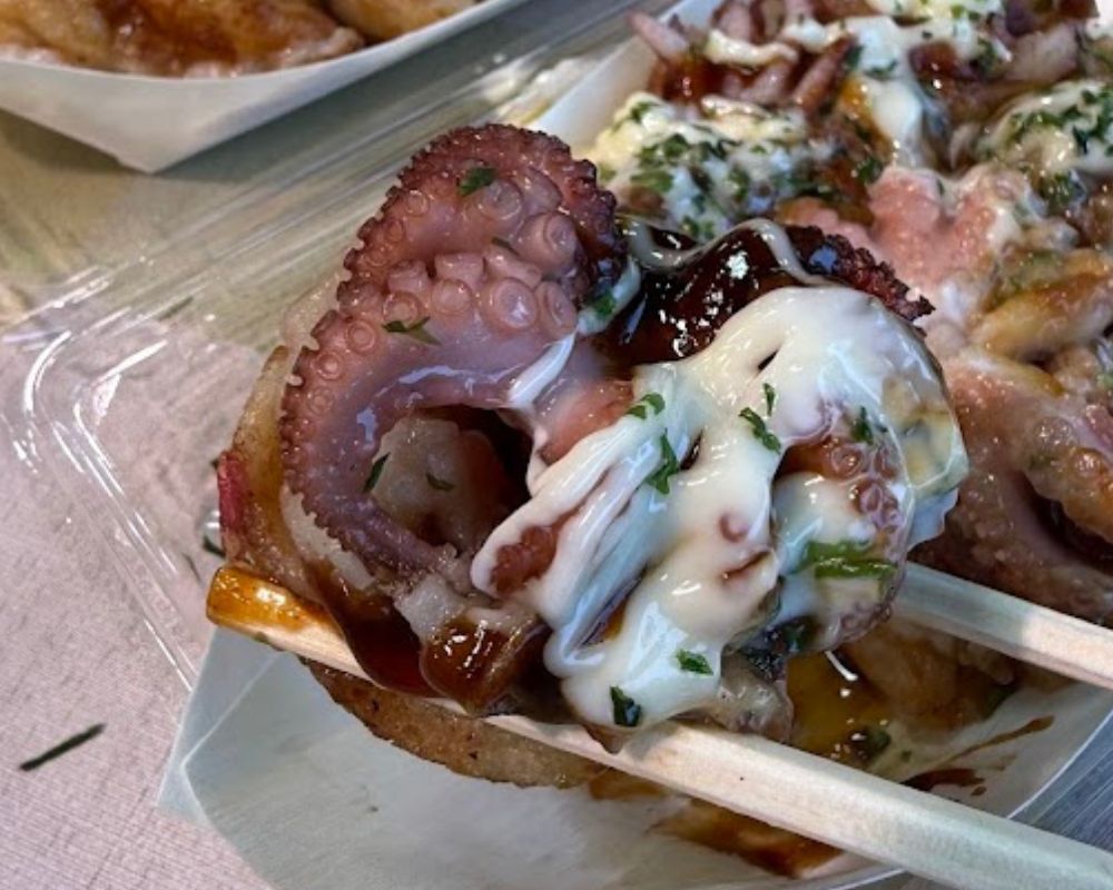 角上魚類 川口店 イイダコたこ焼き